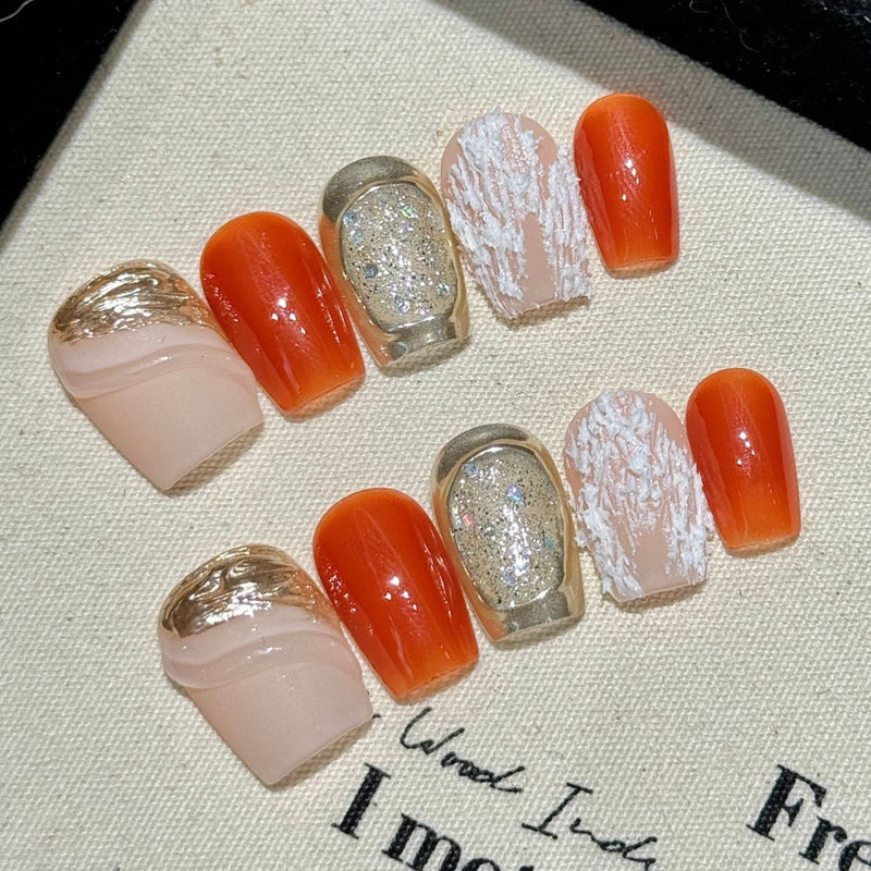 Amber Sunset | Short Square