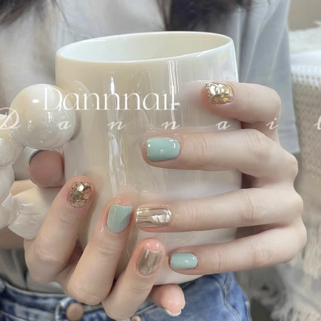 Minty Luster | Short Square