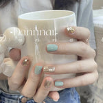 Minty Luster | Short Square