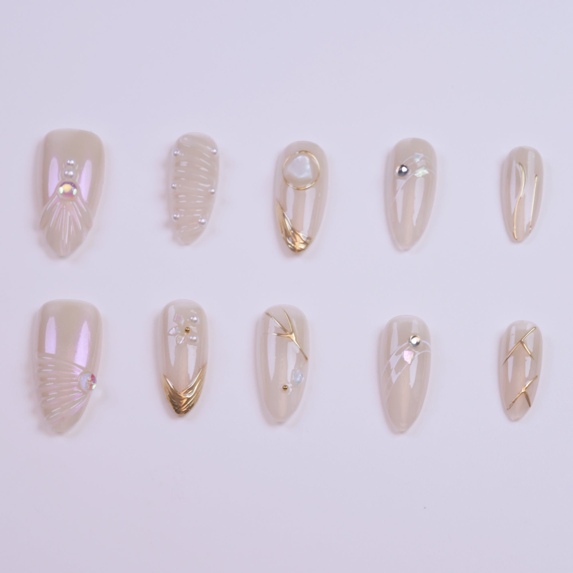 Nude Sparkle Diamond | Almond