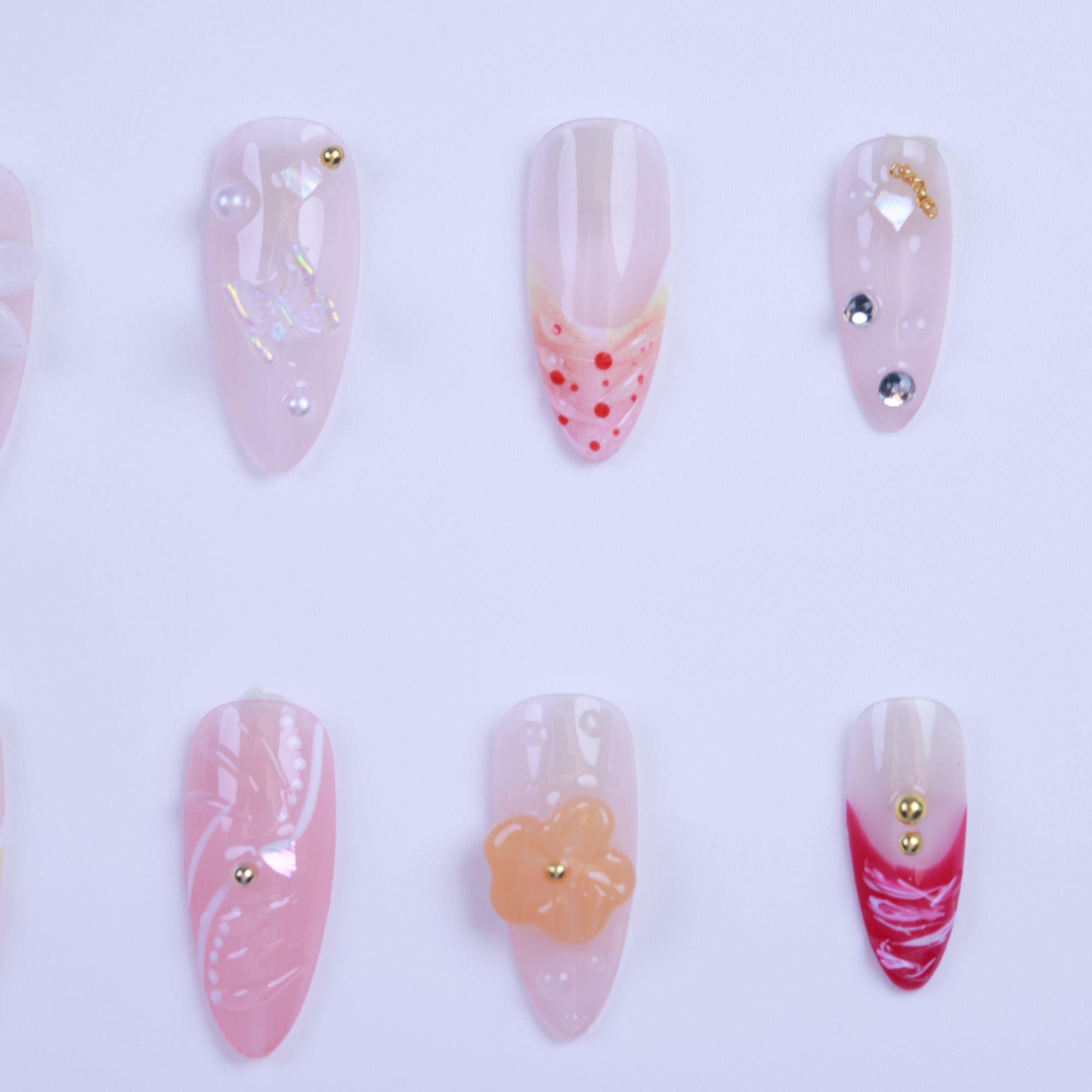 Floral Bloom | 3D Ombre Flower | Almond