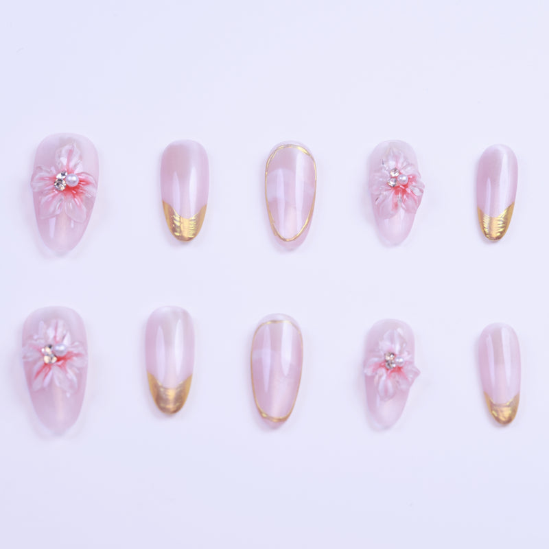 Dream Garden | 3D Ombre Flower | Almond