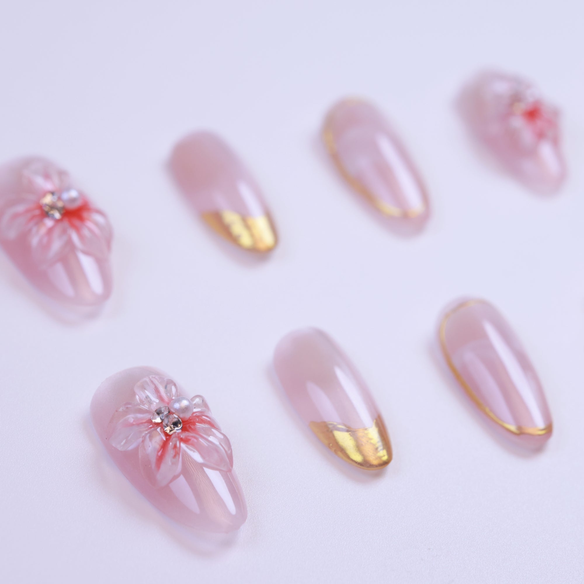 Dream Garden | 3D Ombre Flower | Almond