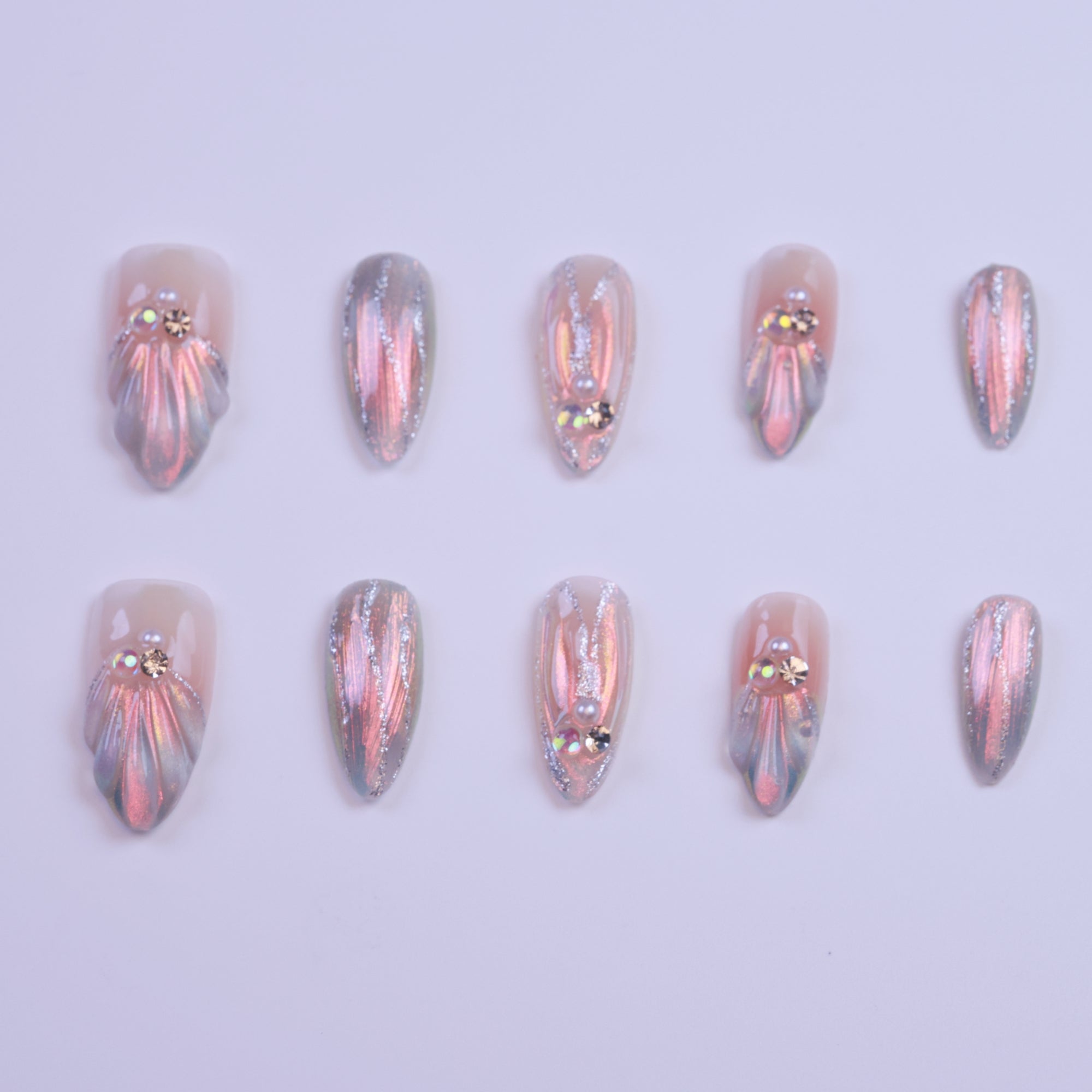 Mermaid Tears | 3D Shell | Almond