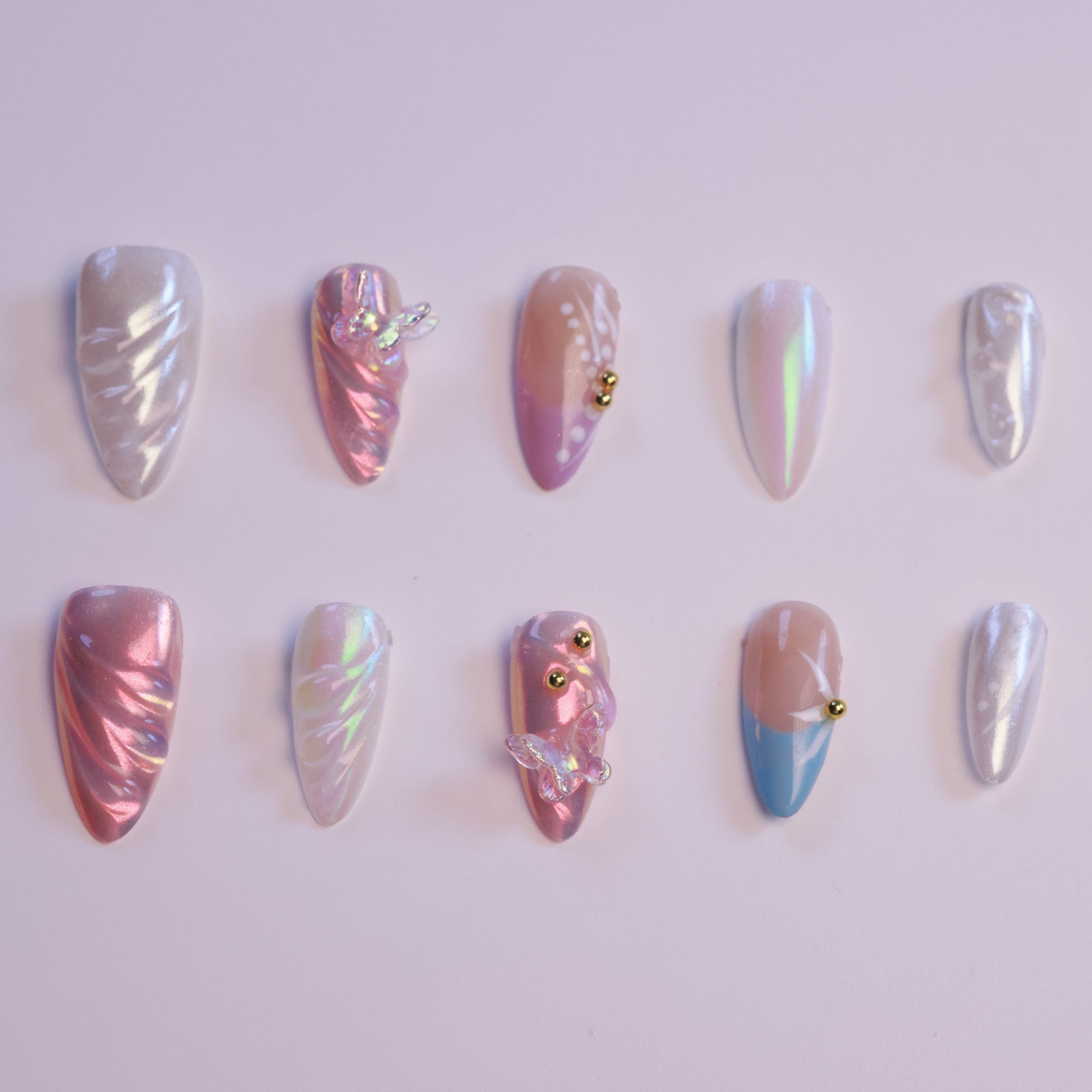 Iridescent Butterfly Dream | Almond