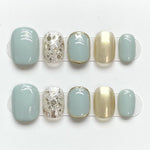 Minty Luster | Short Square